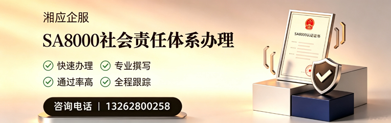 汕头SA8000社会责任体系认证服务